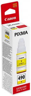 atramentová náplň CANON GI-490Y yellow PIXMA G1400/G2400/G3400/G4400 (70 ml)