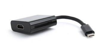 USB adaptér, USB typ C - HDMI (MHL) čierny, GEMBIRD