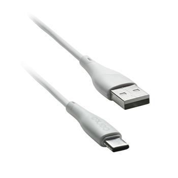 kábel CENTO C100 Typ C-USB biely (1m 3A)