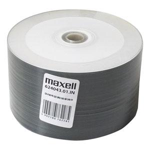 CD-R MAXELL Printable White "BLANK" 700MB 52X 50ks/spindel