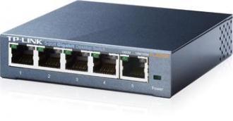 Gigabit Switch TP-LINK TL-SG105 . 5-port 10/100/10000M, 5x 10/100/1000M RJ45 ports, supports GMP Sno