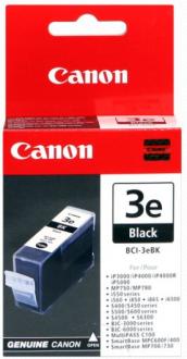 kazeta CANON BCI-3eBK black BJC 3000/6000, S400/600, Pixma iP 3000/4000 (500 str.)