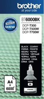 atramentová náplň BROTHER BT-6000BK Black DCP-T300/T500W/T700W (6000 str.)