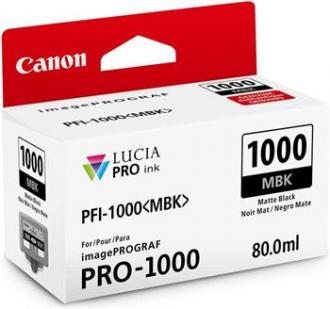 kazeta CANON PFI-1000MBK Matte Black iPF PRO-1000 (80 ml)