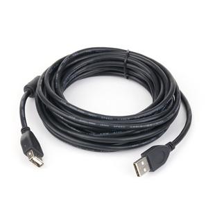 kábel USB predlžovací 2.0 A-A M/F 3m, CABLEXPERT premium quality s feritom