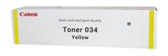 toner CANON 034 Yellow iR C1225, iC MF810/820 (7200 str.)